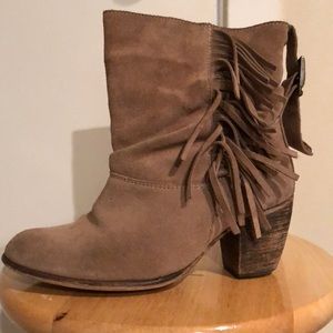 Jeffrey Campbell fringe boots